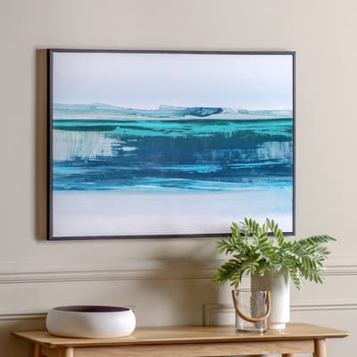 Azul Lake 70x100cm Framed Canvas