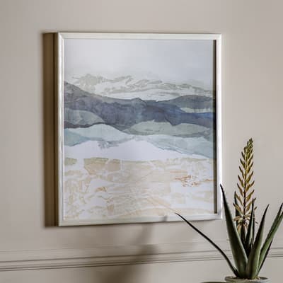 Mountain Line 1 70x70cm Framed Print