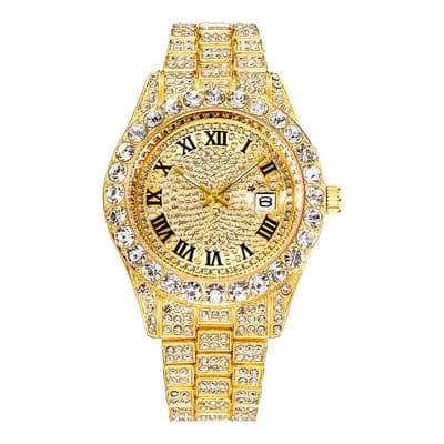 18K Gold Embellished Watch