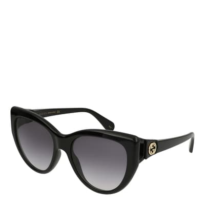 Women's Black Gucci Sunglasses 56mm