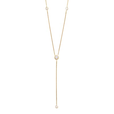 Gold Deep V Necklace