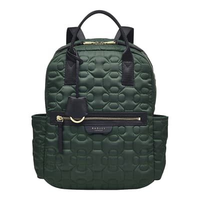 Green Finsbury Park Medium Ziptop Backpack