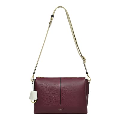 Red Hillgate Place Medium Ziptop Crossbody