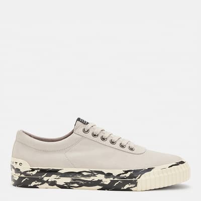 White Knox Low Top Leather Trainers