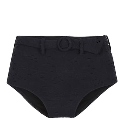 Black Hoge Bikini Bottoms