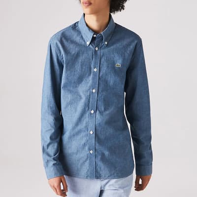 Blue Denim Long Sleeve Shirt