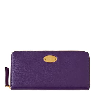 Amethyst Plaque 8 Credit Card Zip Purse