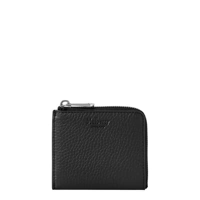 Black Zipped Wallet