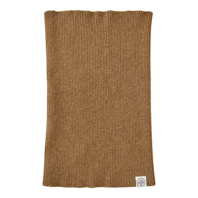 Teak Cashmere Blend Solid Snood