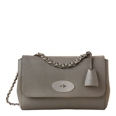 Grey Medium Top Handle Lily Shoulder Bag