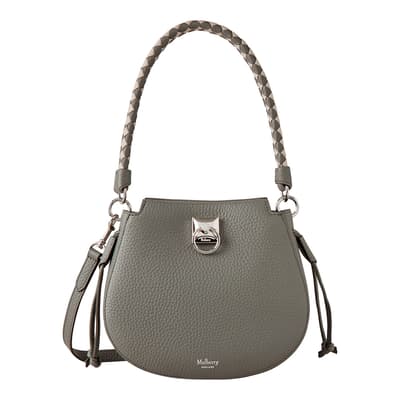 Charcoal Mini Iris Hobo Shoulder Bag