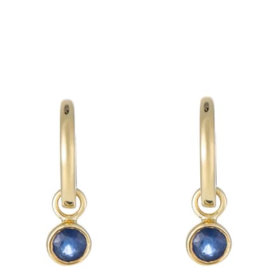 Gold "Tereza" Sapphire Earrings