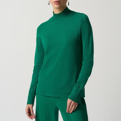 Emerald Green High Neck Jumper