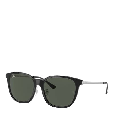Black Square Sunglasses 55mm