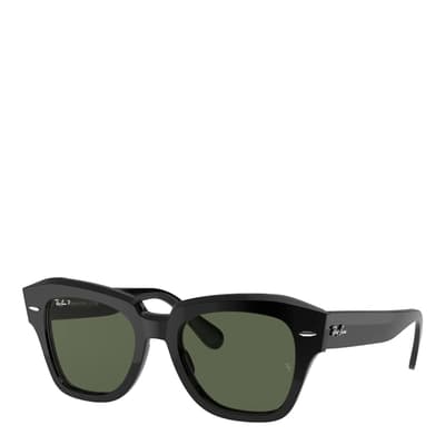 Black State Street Sunglasses 49mm