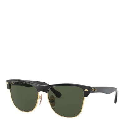 Matte Black Clubmaster Sunglasses 57mm
