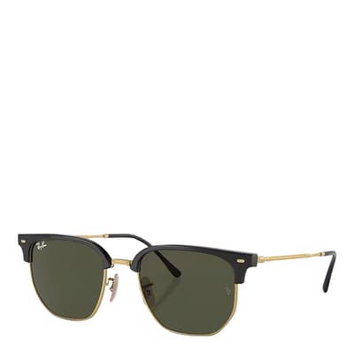 Black/Green Clubmaster Sunglasses 51mm