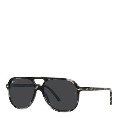 Polished Grey Havana Bill Sunglasses 60mm
