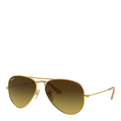Brown Aviator Large Sunglasses 58mm