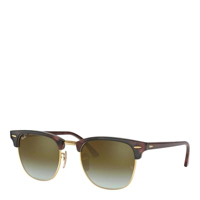 Brown Clubmaster Sunglasses 51mm
