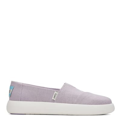 Purple Alpargata Flat Shoes