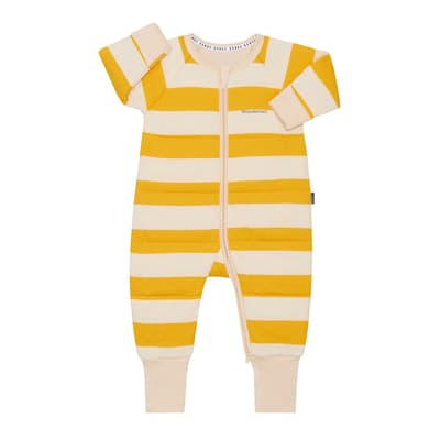 Yellow Padded Cotton Blend Wondersuit