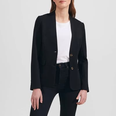 Black Adalee Ponte Blazer