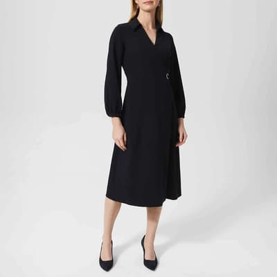 Navy Mona Midi Dress