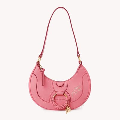 Pushy Pink See By Chloe Hana Half Moon Bag