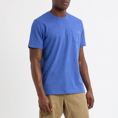 Bright Blue Cotton T-Shirt