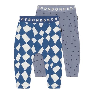 Blue/Grey Roomies 2Pk Legging