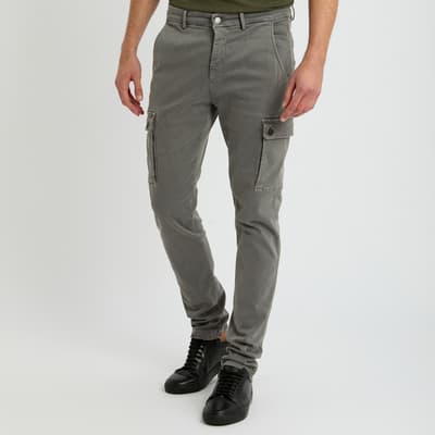 Grey Jaan Slim Hyperflex Cargo Trousers