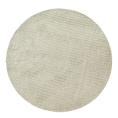 Structures Trammel Ovid Beige Rug 240x240cm