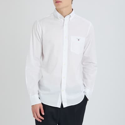 White Poplin Cotton Shirt