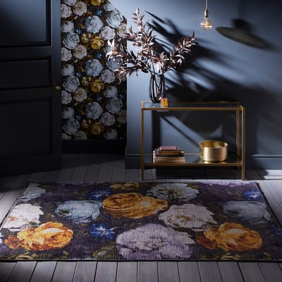 Floretta 160x230cm Rug Mineral Charcoal