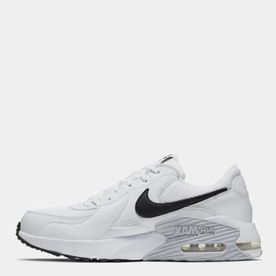 Men's White/Black Nike Air Max Excee Trainers