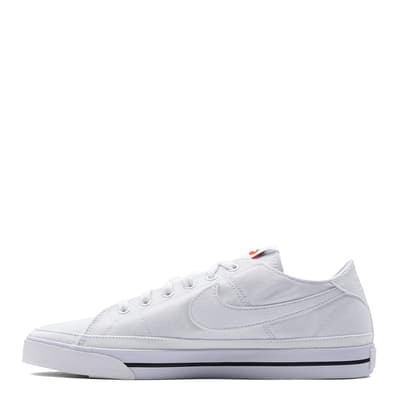 Men's White/Black Nike Court Legacy Trainers