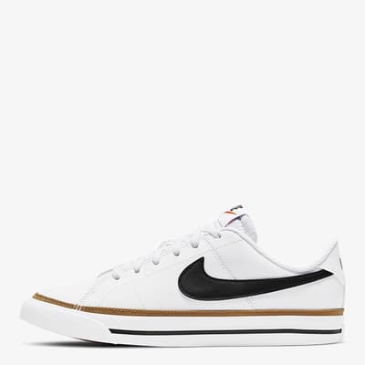 Men's White/Black Nike Court Legacy Trainers