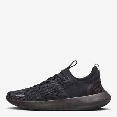 Men's Black Nike Free Run Flyknit Running Trainers