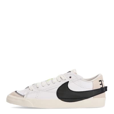 Men's White/Black Nike Blazer Low 77 Jumbo Trainers