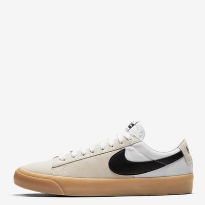 Men's White/Black Nike Blazer Low 77 Trainers