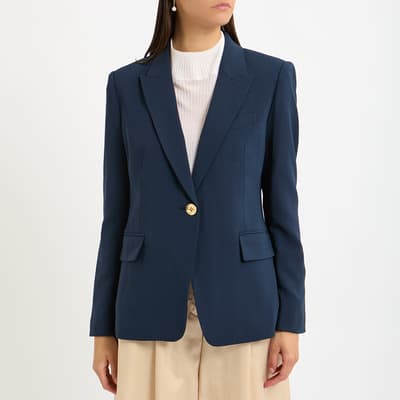 Navy Fitted Blazer