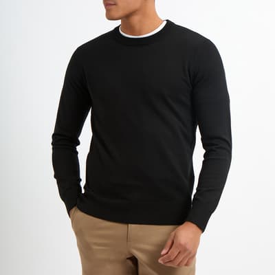 Black Crew Neck Jumper