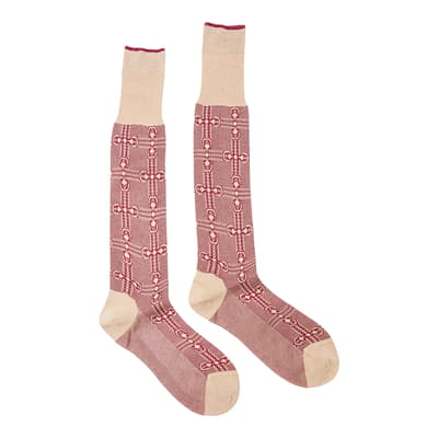 Gucci Red/Ivory Socks