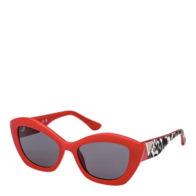 Shiny Red Smoke Sunglasses