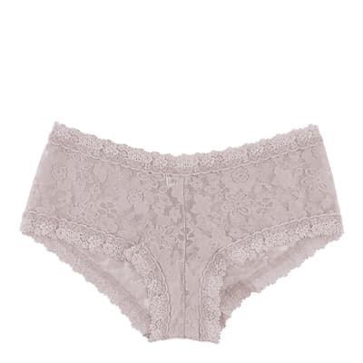 Taupe Daily Lace Boyshort Brief