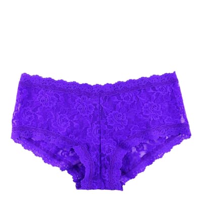 Purple Signature Lace Boyshort