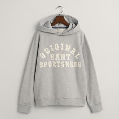 Teen's Grey Original Cotton Blend Hoodie