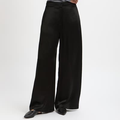 Black Satin Trouser