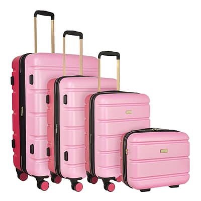 Pink Lexington Luggage Set